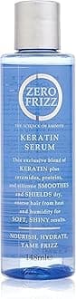 Zero Frizz Keratin Hair Serum | 148ML | SLS & Paraben-Free | Extra Strength Frizz Control | Smooth & Silky Finish | Deep Repair for Dry & Damaged Hair | Daily Leave-In Treatment