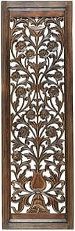 WoodIdea Wood Wall Decor Panel Wall Art (Color Brown) Size (12) (1) (36) The bsource of the beauty of the wall