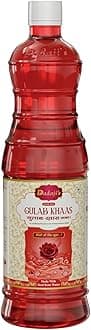 Dadaji's Gulab Khaas Sharbat - Premium Rose Syrup for Refreshing Drinks & Desserts | Traditional Taste of Fresh Roses | Perfect for Summer Coolers & Mocktails (400ml)