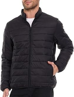 OuterfitPackable Puffer Jacket Men, Warm Lightweight Winter Jackets for Men