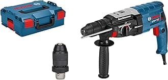 Bosch Professional GBH 2-28 F rotary hammer (SDS plus quick-change chuck, 13 mm keyless chuck, up to 28 mm drilling diameter, kickback protection, in L-BOXX)