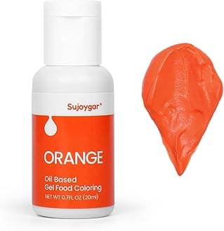 Oil Based Food Coloring For Chocolate, Orange, Food Grade 20ml, Edible Oil Food Dye For Baking, Cupcake & Fondant, Icing