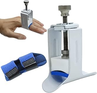Finger Straightener Splint Brace Corrector Support with Soft Foam Inner Band, Hand Finger Arthritis Injury Pain Relief Holder Fingers Extended for Finger Pain Easy Pressing Splint