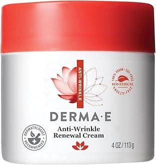 Anti-Wrinkle Renewal Skin Cream – Vitamin A Wrinkle Treatment Cream – Vegan Anti-Aging Moisturizer to Smooth & Renew Aging Skin, 4 oz