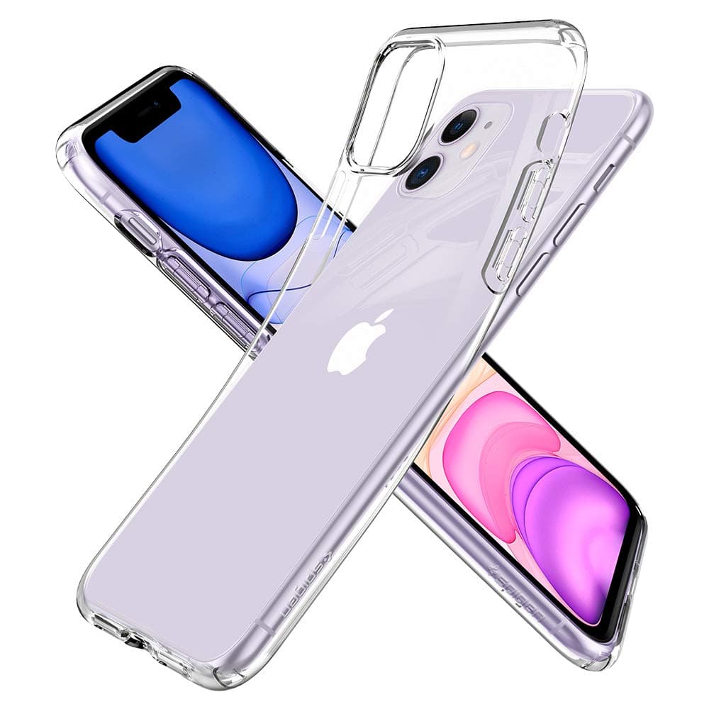 Spigen Liquid Crystal Back Cover Case for iPhone 11, Clear Transparent, Flexible Protection - TPU | Crystal Clear