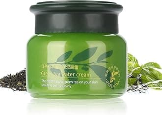 50g Green Tea Facial Cream, Anti Aging Retinol Moisturizer Cream for Face - Natural and Organic Cream, Anti-Wrinkles Repair Firming Skin Cream for All Skin Types