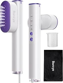 Steamer for Clothes, 2-in-1 Portable Travel Steamer & Iron, 100-240V Dual Voltage, 1-Second Wrinkle Removal, Large Panel, 3 Modes, Handheld Clothes Steamer for Home & Global Travel
