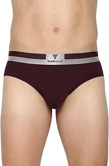 Van Heusen Men Briefs - Pima Cotton Stretch - Colour Fresh, Ultra Soft, Solid
