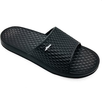 Men's Slippers Slip On Comfort Shower Sandals for Home Bathrooms