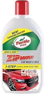 Turtle Wax 52820 Zip Wax Zip Wax Super Concentrated Car Wash Shampoo & Wax 1 Litre