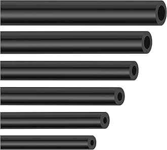 6PCS 5Ft Vacuum Hose Automotive,Silicone Vacuum Hose with ID 1/8" 5/32" 3/16" 1/4" 5/16" 3/8",130PSI Max Pressure Vacuum Line Kit Silicone Tubing Car Accessories for Air/Water (6PCS)