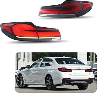 inginuity time LED Tail Lights For BMW 530 540 G30 M5 F90 2017 2018 2019 2020 With Full LED Facelift Sequential Turn Signal Rear Lamp Assembly With Fender