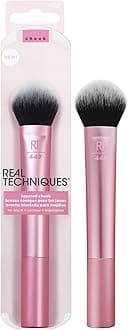 Tapered Cheek Makeup Brush, For Blush, Highlighter, or Loose Powder, Soft Bristles, Precise Application, 1 Count, Pink