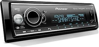 MVH-S720BHS 1-Din Digital Media Receiver – Bluetooth, SiriusXM, Color Change, HD Radio, USB, FLAC, Voice Control, 50W x 4 Output, 13-Band EQ, AM/FM Radio, Hi-Volt RCA Preouts