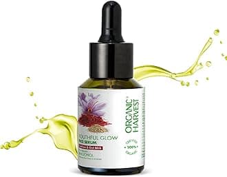 Youthful Glow Face Serum: Saffron & Oat Milk | Anti-Aging Serum for Skin for Men & Women | 100% American Certified Organic | Paraben & Sulphate-free|30ml