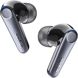 Air Pro 3 Bluetooth Earbuds, 43 dB, Hybrid Active Noise Cancellation, Wireless, HiFi Sound Qualcomm aptX, 6 CVC 8.0 Mics, 45 h Battery, App Control