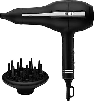 Pro Artist Black Gold 2000-Watt Ionic Hair Dryer | Ultra Powerful Airflow