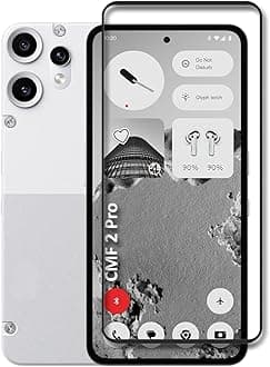 MoCoTech HD+ Edge-to-Edge Tempered Glass for Nothing CMF Phone 2 Pro 5G – Full Screen Protector Guard, 9H Hardness, Anti-Scratch, Bubble Free, Case Friendly, Ultra Clear with Easy Installation Kit