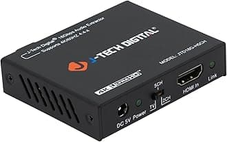 J-Tech Digital 4K 60HZ HDMI Audio Extractor Converter SPDIF + 3.5MM Output supports HDMI 2.0, 18Gpbs Bandwidth, HDCP 2.2, Dolby, DTS, CEC, HDR