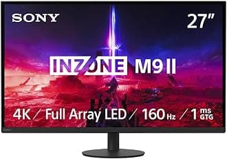 Sony INZONE M9II, 27” 4K UHD (3840x2160), 144Hz, 1ms GTG, Full Array Local Di...