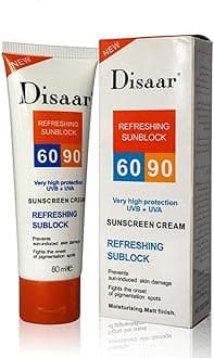 DISAAR Refreshning Sunblock Very High Protection UVB + UVA 60-90 Sunscreen 80ml