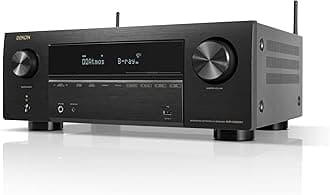 Denon AVR-X2800H 7.2 Ch Stereo Receiver - 8K UHD Home Theater AVR (95W X 7), Wireless Streaming via Built-in HEOS, Wi-Fi, Dolby Atmos, DTS Neural:X & DTS:X Surround Sound, Bluetooth Amplifier
