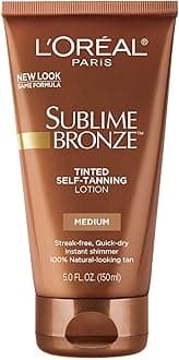 L'Oreal SUBLIME BRONZE Tinted Self-Tanning Lotion Medium Natural Tan 5 oz