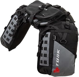 Highland X2 Rackless Luggage System Base System Compatible with KTM/Husky 690-701 Heat Shield Black/Grey