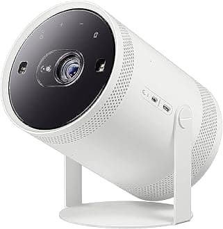 SAMSUNG 30" - 100" The Freestyle FHD HDR Smart Portable Projector for Indoor and Outdoor Home Theater, Big Screen Experience with Premium 360 Sound w/ Alexa Built-In (SP-LSP3BLAXZA)