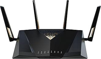 ASUS RT-BE88U Dual-Band WiFi 7 AiMesh Extendable Performance Router, 4K-QAM, MLO, Dual 10G Ports, SFP+, 4X 2.5G Ports, 4X 1G Ports, 34G WAN/LAN Capacity, Network Security, Built-in VPN