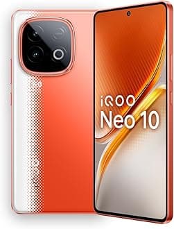 iQOO Neo 10 (Inferno Red, 8GB RAM, 256GB Storage) | Snapdragon 8s Gen 4 Processor & SuperComputing Chip Q1 | 7000 mAh Battery | Segment’s Highest 144 FPS Gaming Smartphone