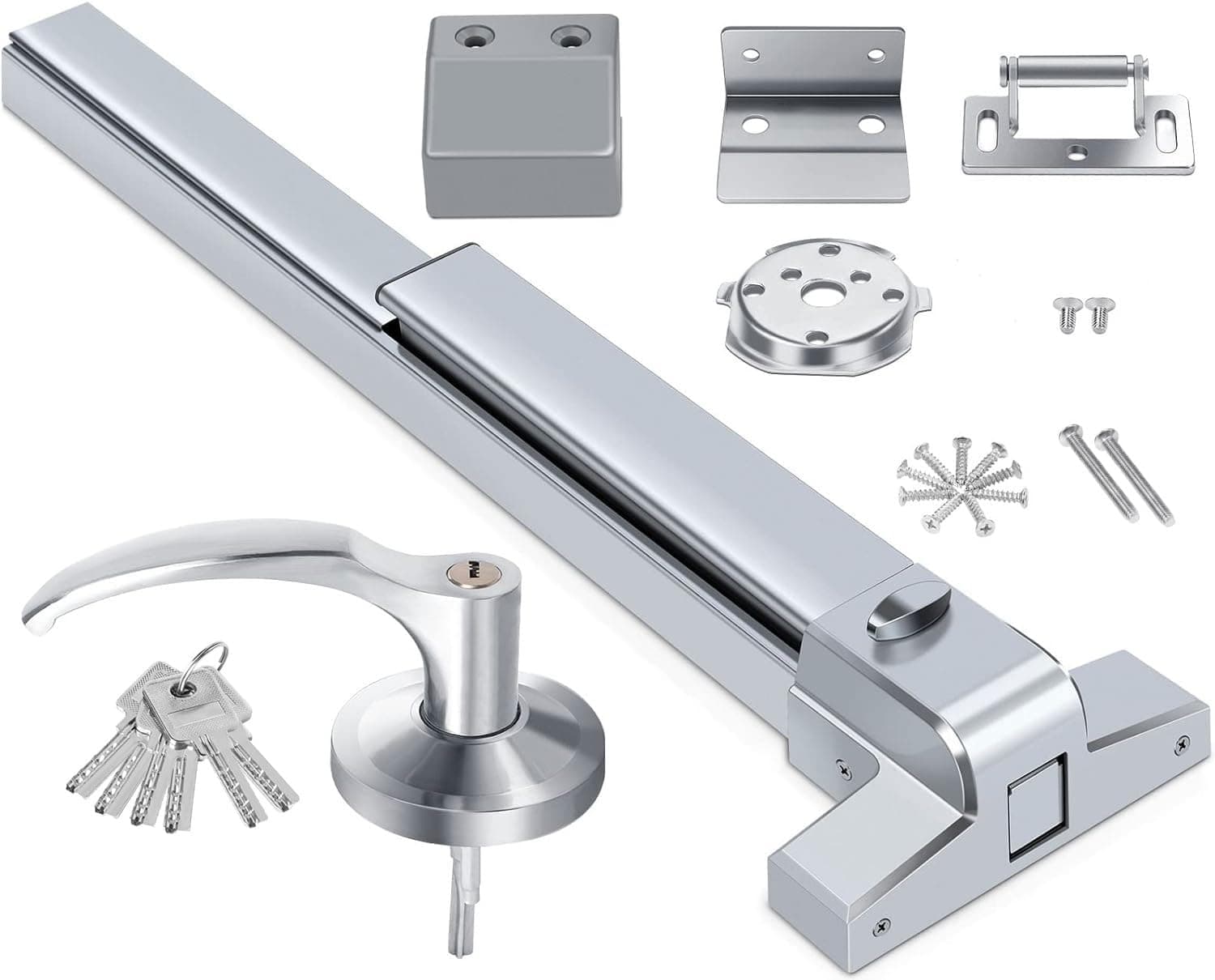 GCCSJ Aluminum Panic Exit Device - Emergency Panic Bars for Exit Door