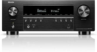 Denon Avr-S970H 8K Ultra Hd 7.2 Channel (90Watt X 7) Av Wireless Receiver - Built For Gaming, Music Streaming, 3D Audio & Video, Alexa + Heos, Black