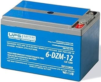 12V 12Ah Compatible Replacement Battery for Chilwee 6-DZM-12 by UPSBatteryCenter