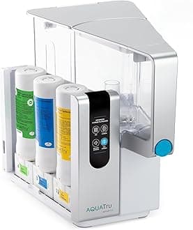 AquaTru Classic Smart Alkaline Countertop Water Purifier for PFAS & Other Contaminants with App | No Plumbing or Installation Required | BPA Free (AquaTru Smart Alkaline (Original))