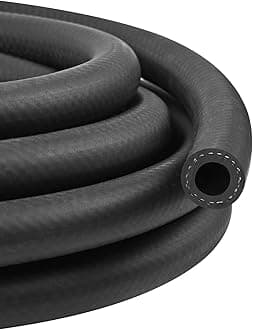3/8 Inch (10mm) ID Fuel Line Hose 16.4FT NBR Rubber Push Lock Hose High Pressure 300PSI for Automotive Fuel Systems Engines