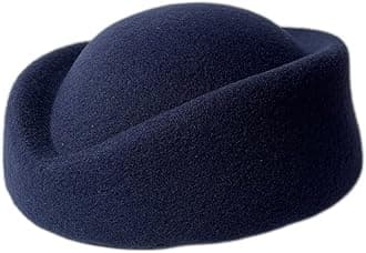 Wool Cap Stewardess Pillbox Hat Teardrop Fascinator Base Sweet Design