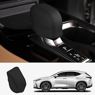 Custom Interior Accessories for Lexus NX 250 350 350h 450h+ 2022 2023 RX 350 350h 450h+ 500h Leather Automatic Gear Shift Knob Cover, Transmission Boots Shift Lever Sheath