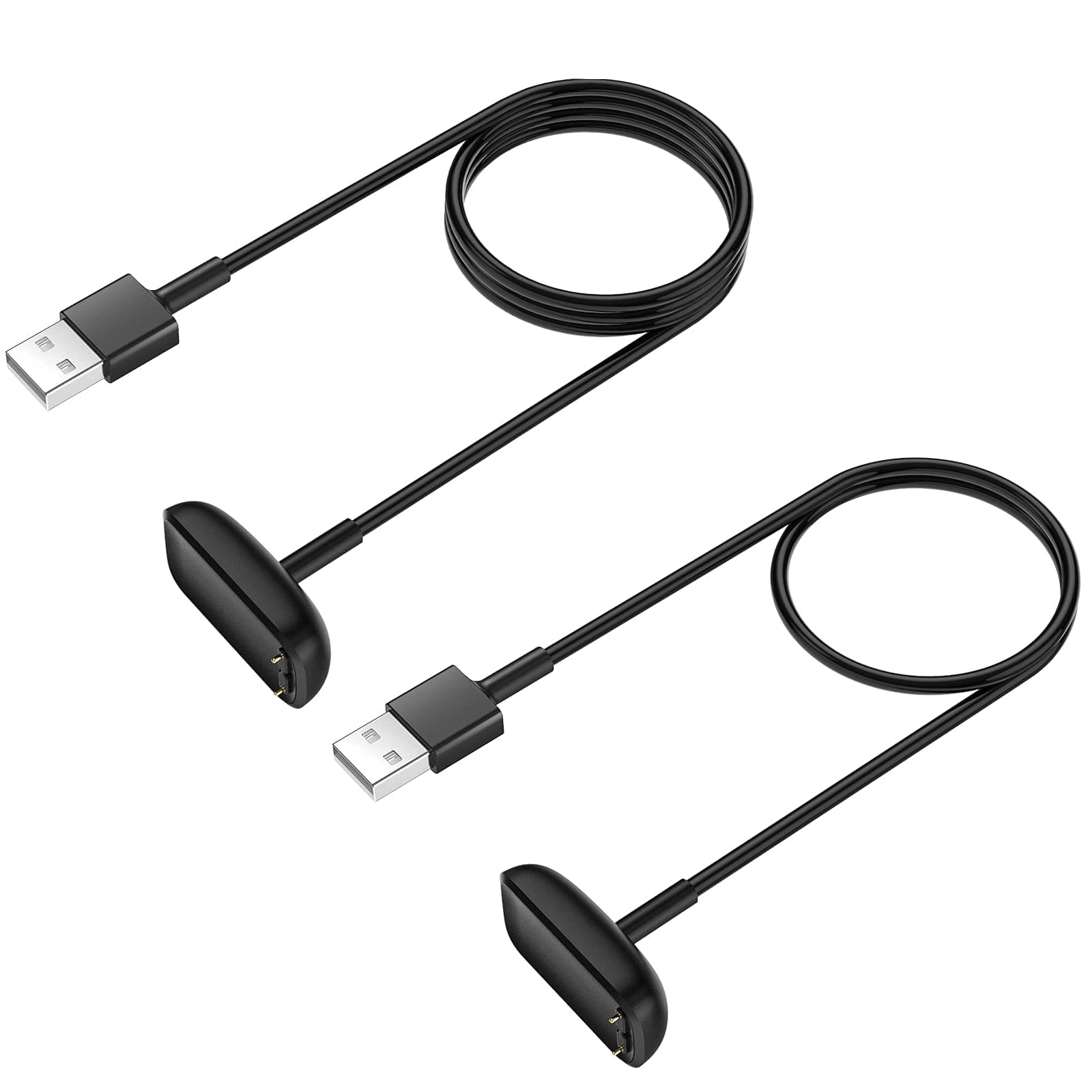 [2-Pack] Charger Cable for Fitbit Luxe, for Fitbit Luxe Charger Fitness Tracker, Replacement Charging Cable Cord Accessory for for Fitbit Luxe and Special Edition (3.3 ft/1.6 ft)