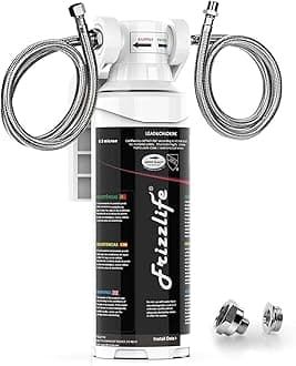 Frizzlife Under Sink Water Filter System-High Capacity Direct Connect Under Counter Drinking Water Filtration System-0.5 Micron Quick Change Removes 99.99% Lead, Chlorine, Bad Taste & Odor