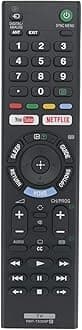 RMT-TX300P Remote Control for Sony Bravia TV YouTube/Netflix KDL-40W660E KDL-32W660E KD-55X7000F