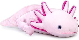 ZHONGXIN MADE Axolotl Plush Toy - 20" Soft Realistic Light Pink Axolotl Fish Lizard Creepy Stuffed Animals Cute Pink Reptilian Toys Real Plushie Toy, Unique Plush Gift Collection for Kids