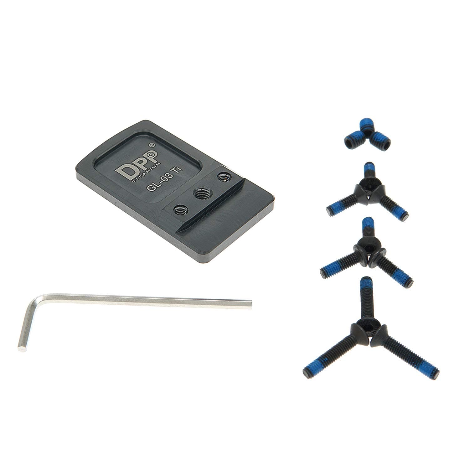 Rear Sight Dovetail Mount/Mounting Plate/Adapter Compatible with Glock Holosun 507K,Shield RMS