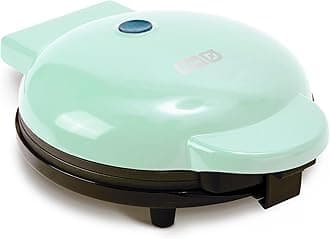 DASH 8” Express Electric Round Griddle for for Pancakes, Cookies, Burgers, Quesadillas, Eggs & other on the go Breakfast, Lunch & Snacks - Aqua