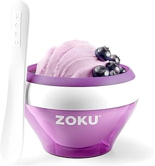 Zoku Purple Ice Cream Maker, Instant Ice Cream Maker