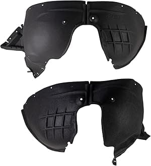 TRQ Front Inner Fender Liner Set Compatible with 2018-2021 Chevrolet Traverse GM1248284 GM1249284