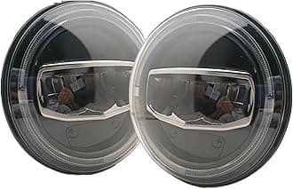 BOHHO front lamp assembly For Nissan For Patrol Y60 7 Inch Led Headlights DRL Amber Turn Light Car Accessories Headlight Assemblies