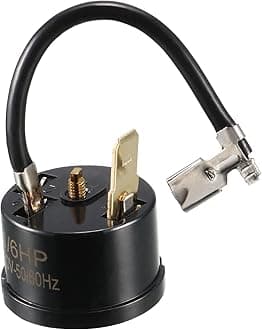 uxcell Refrigerator Thermal Overload Protector 1/6HP 125W Compressor Replacement Part