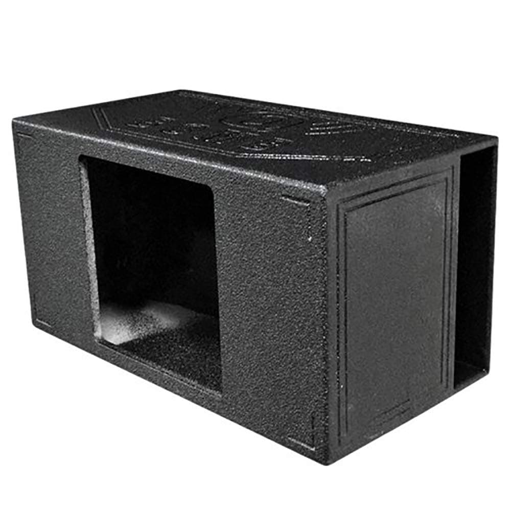 Q Power Long-Lasting Durable Single 15-Inch Side-Vented Custom Kicker L7 Square Car/Truck Subwoofer Speaker Box