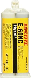 Loctite 079340-29324-CQ E-60NC Hysol Epoxy Structural Adhesive, Electrically Non-Corrosive, 50mL Dual Cartridge